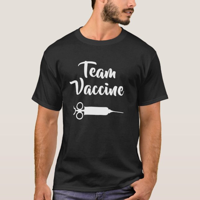 T-shirt Équipe Vaccin (Devant)