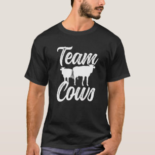 T-shirt Équipe Vaches  Animaux Ferme Vache