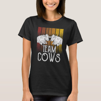 T-shirt Équipe Vaches Animaux Vache ferme