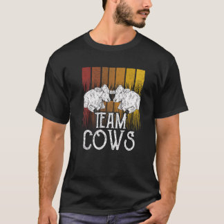 T-shirt Équipe Vaches Animaux Vache ferme