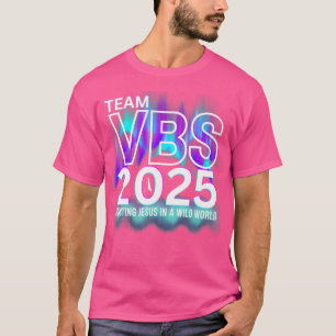 T-shirt Équipe Vbs 2025 Northern Lights Crew Vacation Bi