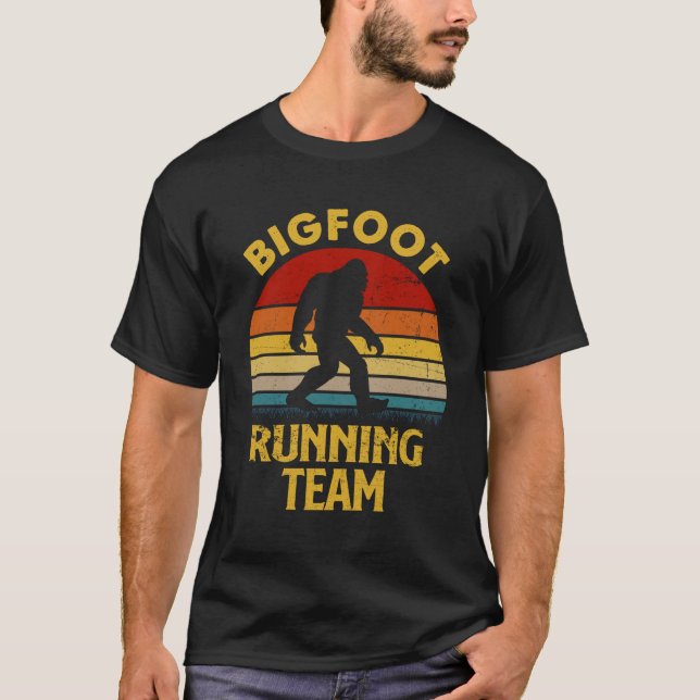 T-shirt Équipe vintage de Bigfoot (Devant)