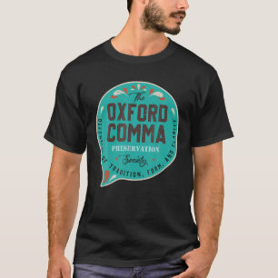 T-shirt Équipe vintage Oxford Comma Preservation Society