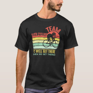 T-shirt Équipe Vintage Rétro De Vélo De Fente Lazy Sloth S