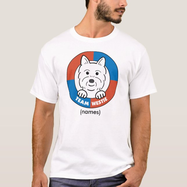 T-shirt Équipe Westie (Devant)