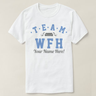 T-shirt Équipe WFH PERSONNALISÉE