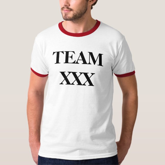 T-shirt ÉQUIPE XXX - Libeaux LeBoeuf (Devant)