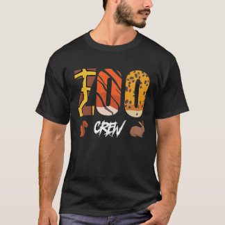T-shirt Équipe Zoo Groupe de la faune zoologique