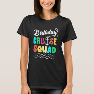 T-shirt Équipée de croisière d'anniversaire Roi Couronne É