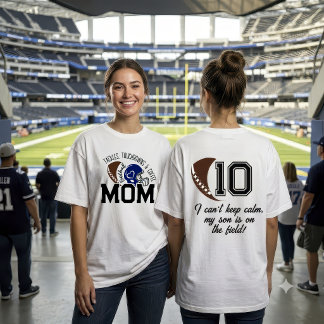 T-shirt Équipement de café personnalisé pour maman de foot