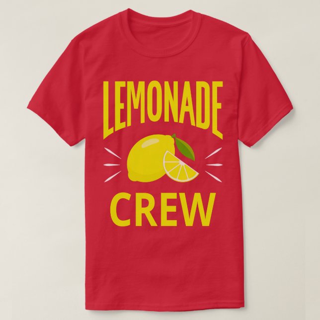 T-shirt Équipement de limonade I été et citrons (Design devant)