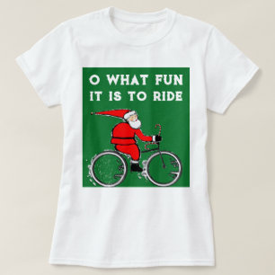 T-shirt Équipement de Noël à vélo