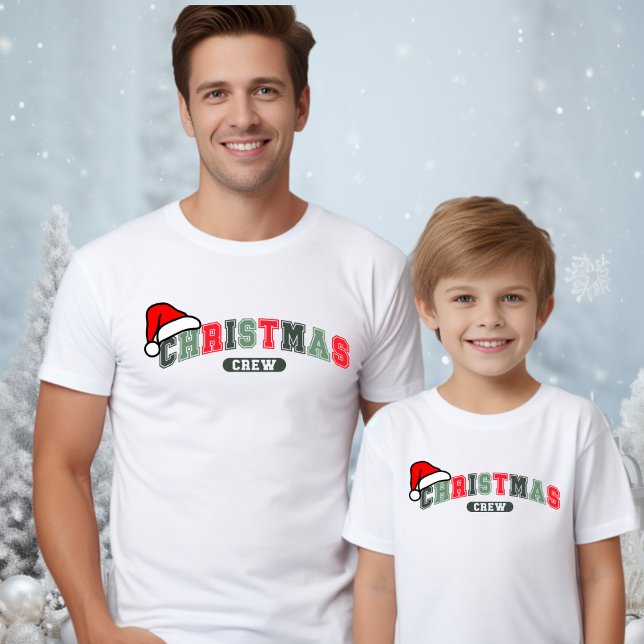 T-shirt Équipement de Noël - Hommes de famille (Créateur téléchargé)