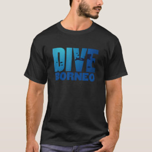 T-shirt Équipement de plongée en scaphandre Bornéo Indoné