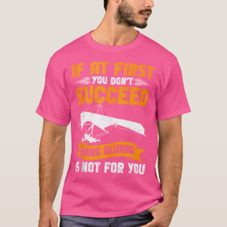 T-shirt Équipement de vol à voile Casque de deltaplane Vol