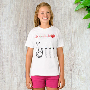T-shirt Équipement médical Battement de cœur Santé