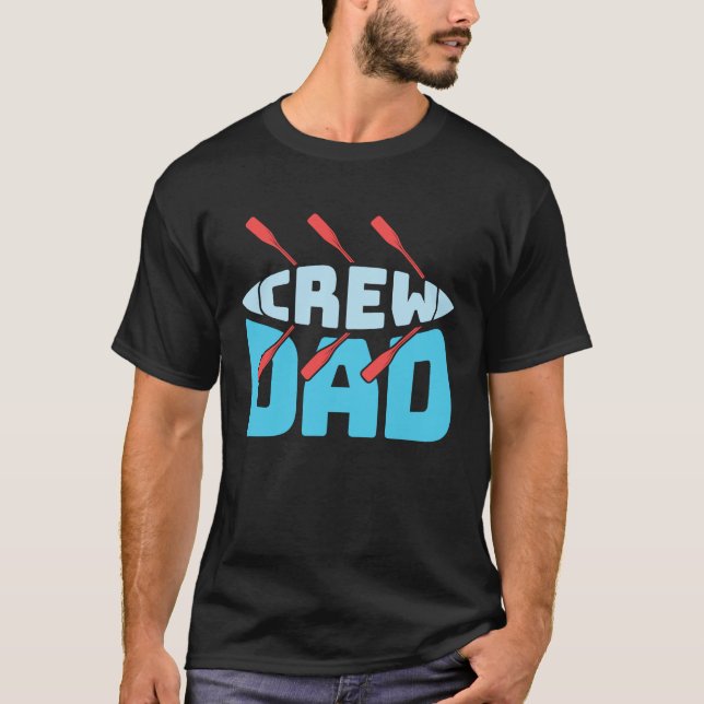 T-shirt Équipement Papa Élevage Sculling (Devant)