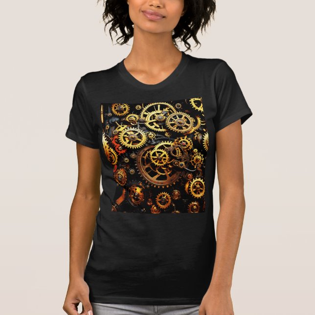 T-shirt Équipements de réchaud Steampunk 1004 (Devant)