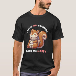 T-shirt Equipes de Noël et café me rendent heureux