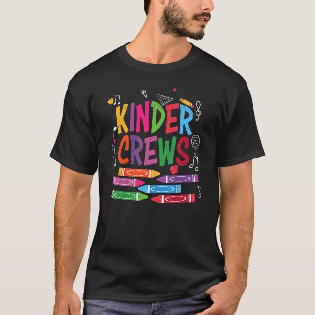 T-shirt Équipes d'enfants Crèche de jardin d'enfants Cute  (Devant)