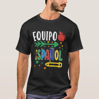 T-shirt Equipo Espanol Professeur Espagnol Regalo Para Mae