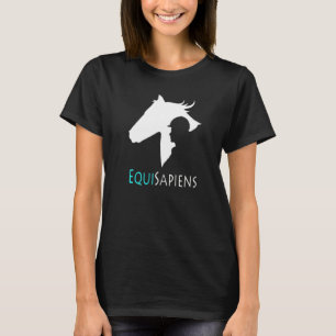T-shirt Equisapiens Pour Chevaux Amoureux De La Monture