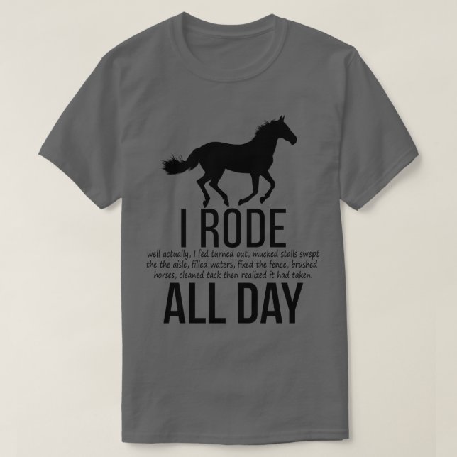T-shirt Équitation 2 (Design devant)