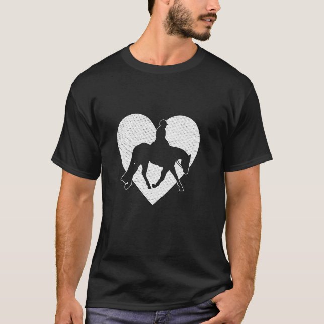 T-shirt Équitation anglaise de chasse (Devant)