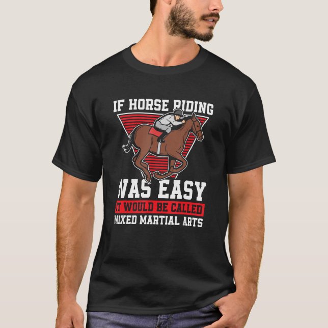 T-shirt Équitation cavalier Équitation équitation équitati (Devant)