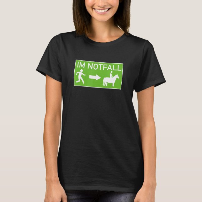 T-shirt Équitation comme voie d'évasion équitation émerg (Devant)
