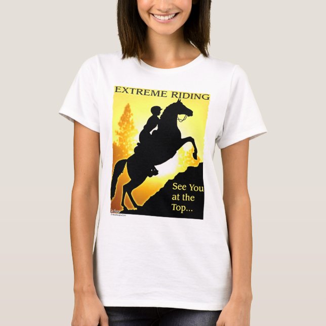 T-shirt Équitation de résistance extrême (Devant)