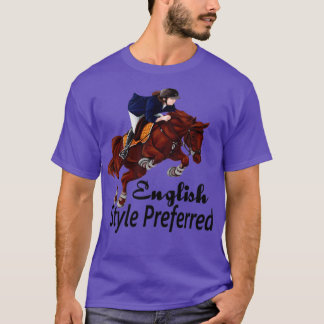 T-shirt équitation de style anglais