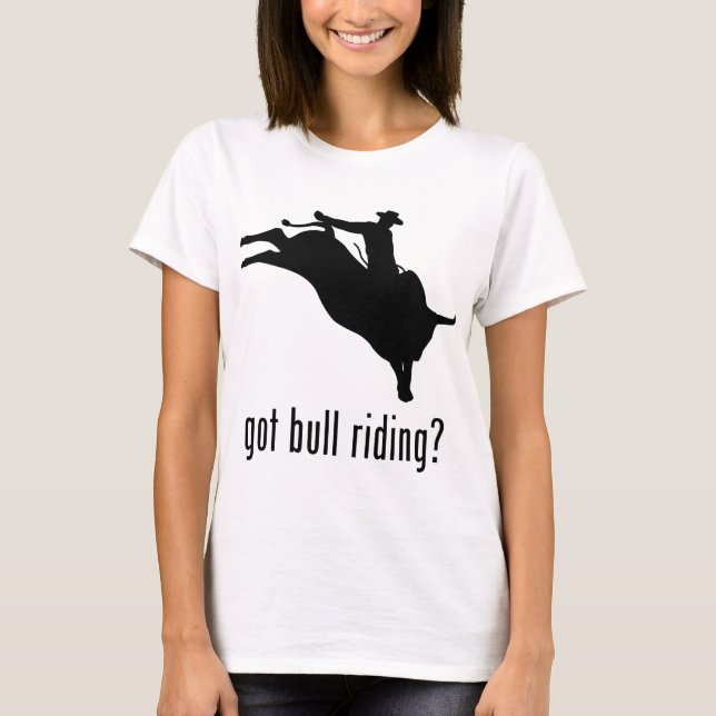 T-shirt Équitation de Taureau (Devant)