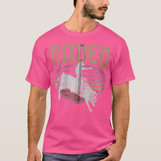 T-shirt Équitation de taureau de rodéo