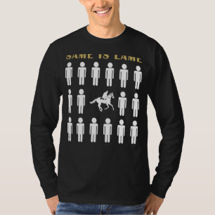 T-shirt Équitation La même est Lame Tee - shirt - Gallop i