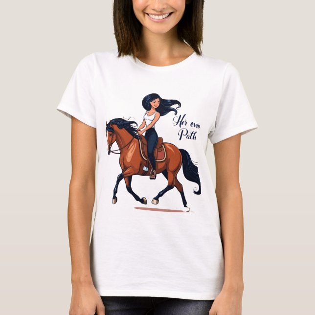 T-shirt Équitation Lover (Devant)