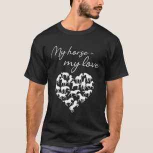 T-shirt équitation résout la plupart des problèmes filles