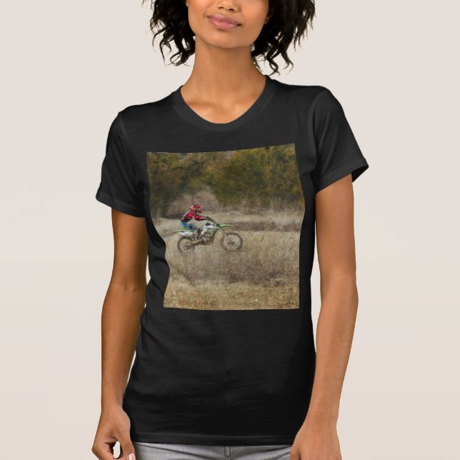 T-shirt Équitation Vélo De Chemin (Devant)