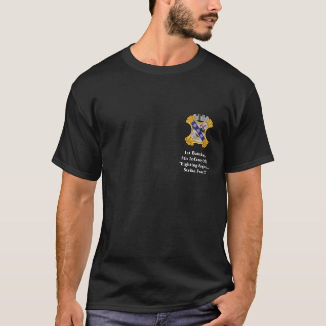 T-shirt ęr Bataillon, 8ème infanterie (Devant)