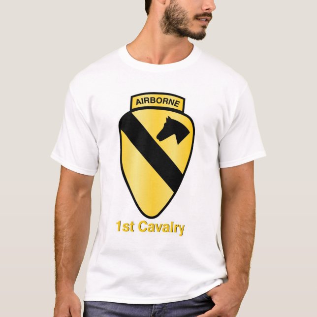 T-shirt ęr Cavalerie aéroportée (Devant)