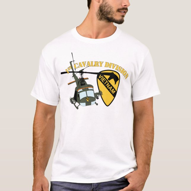 T-shirt ęr Division de cavalerie - Vietnam (Devant)