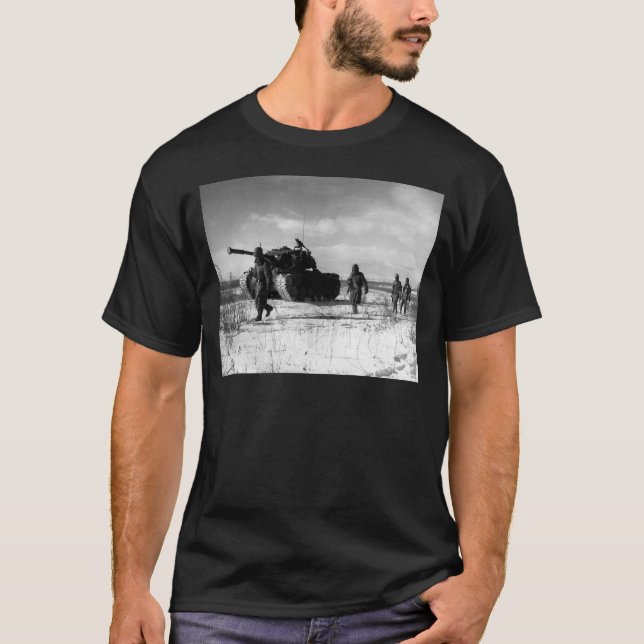 T-shirt ęr Division de la Marine se déplaçant par le (Devant)