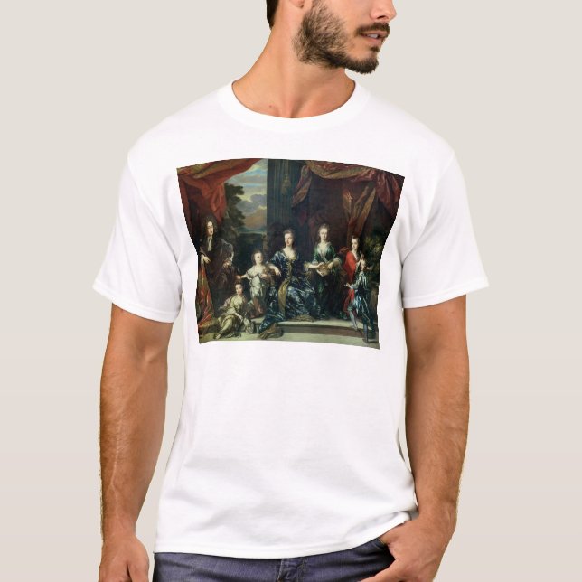 T-shirt Ęr duc de John Churchill de Marlborough (Devant)