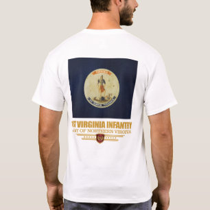 T-shirt ęr Infanterie de la Virginie (f10)