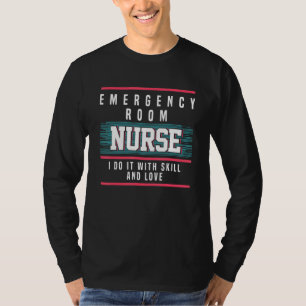 T-shirt Er Infirmière Le Faire Avec Compétence Et Amour Sa