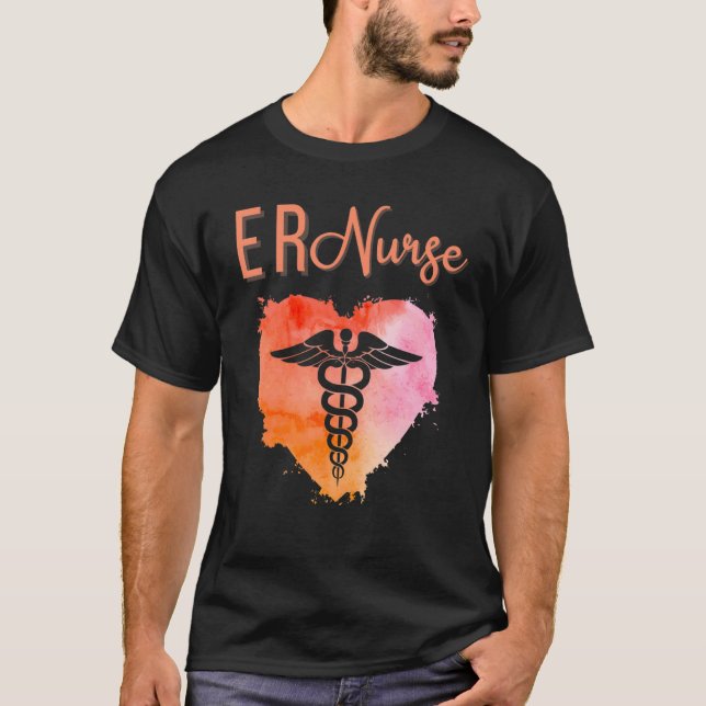 T-shirt ER Nurse  Emergency Nurse Nursing Graduation Caduc (Devant)