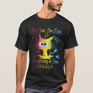 T-shirt Er Tech Life Tout Est Beau Coloré