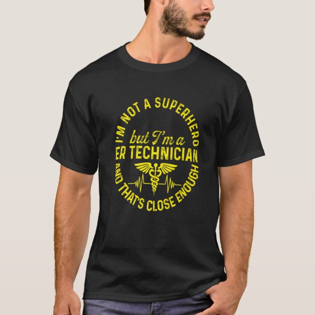 T-shirt Er Technicien Héros Salle d'urgence Tech 3 (Devant)