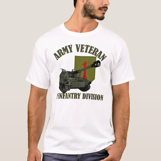 T-shirt ęr Vétéran d'identification - obusier M109 (Devant)