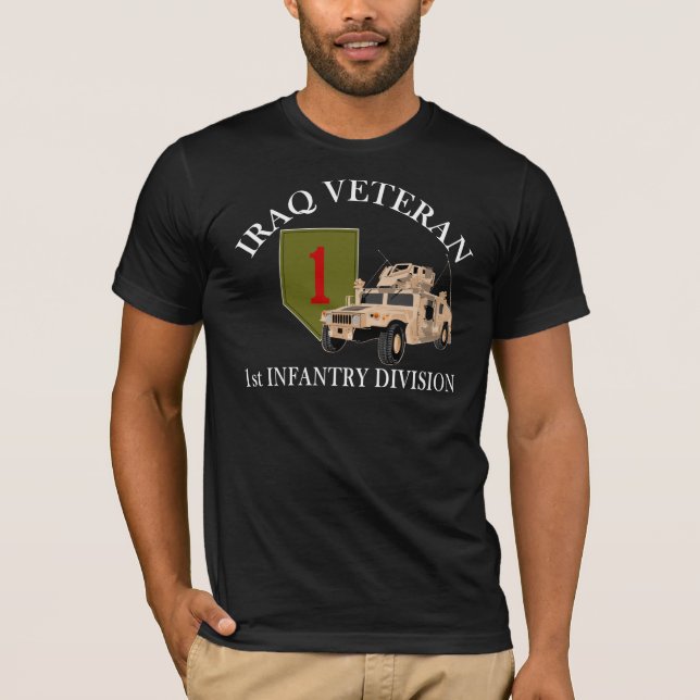 T-shirt ęr Vétérinaire d'identification Irak - Humvee (Devant)